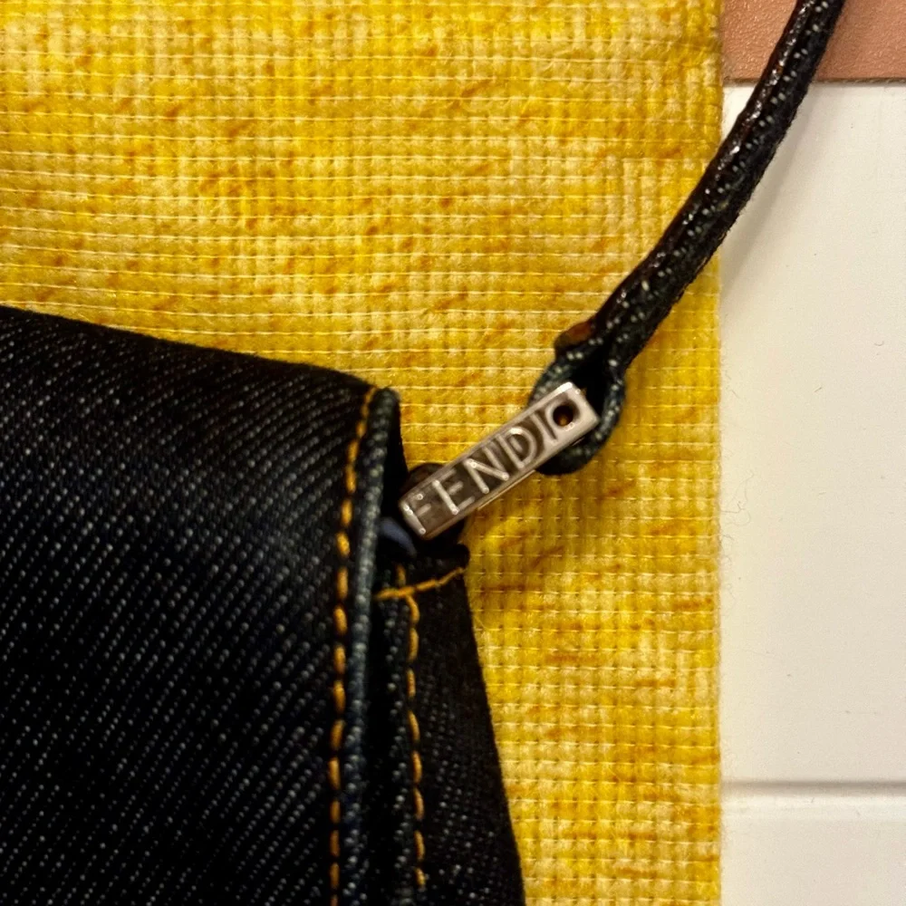 Fendi Denim Baguette - Picture 12 of 14